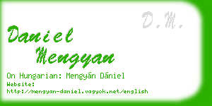 daniel mengyan business card
